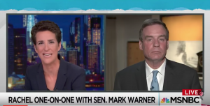 Mark Warner tells Maddow Senate Intel Cmte has 2000 pages of Trump associates’ financial docs – and MUCH more to come